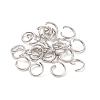 Tarnish Resistant 304 Stainless Steel Open Jump Rings STAS-R049-6x0.8mm-3