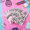 15Pcs Football Print Paper Cady Bags ABAG-TA0002-33A-5
