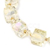 Electroplate Glass Beaded Stretch Bracelet Sets for Women BJEW-JB11213-5