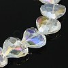 Electorplated Glass Beads X-EGLA-E004-09-1