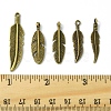60Pcs Tibetan Style Alloy Pendants TIBEP-FS0001-19-5