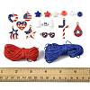 Independence Day DIY Necklaces/Bracelets Making Kits DIY-FS0009-70-5