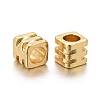 Brass Spacer Beads KK-K249-02A-G-2