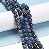 Natural Dumortierite Beads Strands G-E571-06A-4