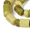 Natural Xiuyan Jade Beads Strands G-Q616-09E-01-4