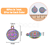 18Pcs 3 Colors 304 Stainless Steel Pendants STAS-DC0013-14-2