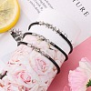 Cowhide Leather Cord Bracelet Making AJEW-JB00016-03-5