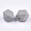 Painted Natural Wooden Beads WOOD-Q040-017B-10-2