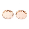 304 Stainless Steel Cabochon Settings STAS-Y001-08RG-2