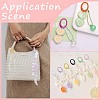 26Pcs 13 Colors Spray Painted Alloy Spring Gate Rings FIND-SC0011-85-5
