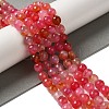 Dyed & Heated Natural Dragon Veins Agate Beads Strands G-P539-A01-04-2