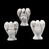 Natural Howlite Angel Figurine DJEW-N006-01A-12-1