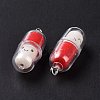 Translucent Plastic Pendants X-KY-L006-29A-4