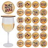32Pcs Wooden Coaster DIY-GO0002-96-1