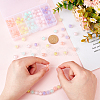120Pcs 10 Colors Transparent Acrylic Beads TACR-PH0001-51-3