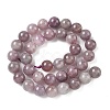 Natural Purple Madagascar Rose Quartz Beads Strands G-Z115-C02-10mm-3