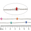 304 Stainless Steel Enamel Link Chains AJEW-Z028-09P-07-2