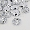 Acrylic Rhinestone Buttons X-BUTT-J003-01-1