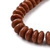 Synthetic Goldstone Beads Strands G-L621-A01-8x4mm-4