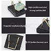 Square PU Leather Mineral Crystal Display Stands AJEW-WH0342-65B-4