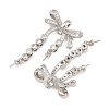 Brass Micro Pave Cubic Zirconia Peg Bails CU-CBA8264-04P-2