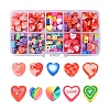 200Pcs 10 Styles Handmade Polymer Clay Beads CLAY-FS0001-29-1