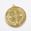 Tibetan Style Alloy Big Pendants X-TIBEP-A17171-AG-FF-3