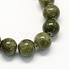 Natural Dyed Yellow Jade Gemstone Bead Strands G-R271-6mm-YXS26-2