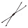 Korean Waxed Polyester Cord Braided Bracelets X1-MAK-T010-02P-1