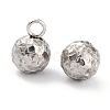 Tarnish Resistant 304 Stainless Steel Charms X-STAS-O147-03B-P-3