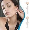 20Pcs 316 Stainless Steel Clip-on Earring Findings STAS-UN0053-54-6