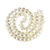 Transparent Electroplate Glass Beads Strands EGLA-N012-06E-2
