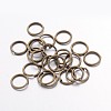 Brass Open Jump Rings JRC10MM-AB-1