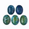 Natural Sesame Jasper/Kiwi Jasper Cabochons G-T062-18-1