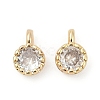 Brass Pave Cubic Zirconia Pendants KK-H204-03KCG-01-1