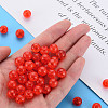 Transparent Crackle Acrylic Beads MACR-S373-66C-N08-4