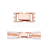 1Pc 925 Sterling Silver Fold Over Clasps STER-PH0004-13-7