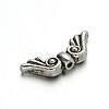 Wing Tibetan Style Alloy Beads TIBEB-ZN-9164-AS-RS-2