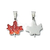 304 Stainless Steel Manual Polishing Pendants STAS-C075-23P-1