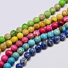 Natural Imperial Jasper Beads Strands G-I122-4mm-M-1