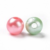 Imitation Pearl Acrylic Beads X-OACR-E013-29B-3