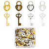 Globleland 160Pcs 8 Style Alloy Pendants FIND-GL0001-41-1