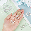 10Pcs 5 Style 201 Stainless Steel Laser Cut Pendants STAS-CN0001-23P-3