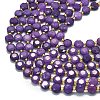 Natural Quartz Dyed Beads Strands G-C116-A35-02-3