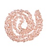 Transparent Glass Beads Strands GLAA-Q118-01A-B11-2