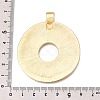 Flat Round Rack Plating Alloy Big Pendants FIND-N005-43G-3