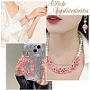 20Pcs 4 Styles Transparent Frosted Acrylic Beads FACR-YW0001-12-6