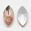 Pointed Back Glass Rhinestone Cabochons RGLA-T083-6x12mm-08-2