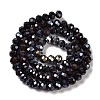 Baking Electroplate Glass Beads Strands X-DGLA-A039-J6MM-B20-2