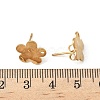 304 Stainless Steel Stud Earring Finding STAS-V015-31D-G-3